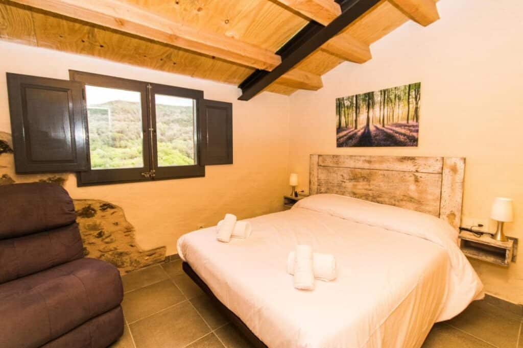 Une chambre double du Can Castell