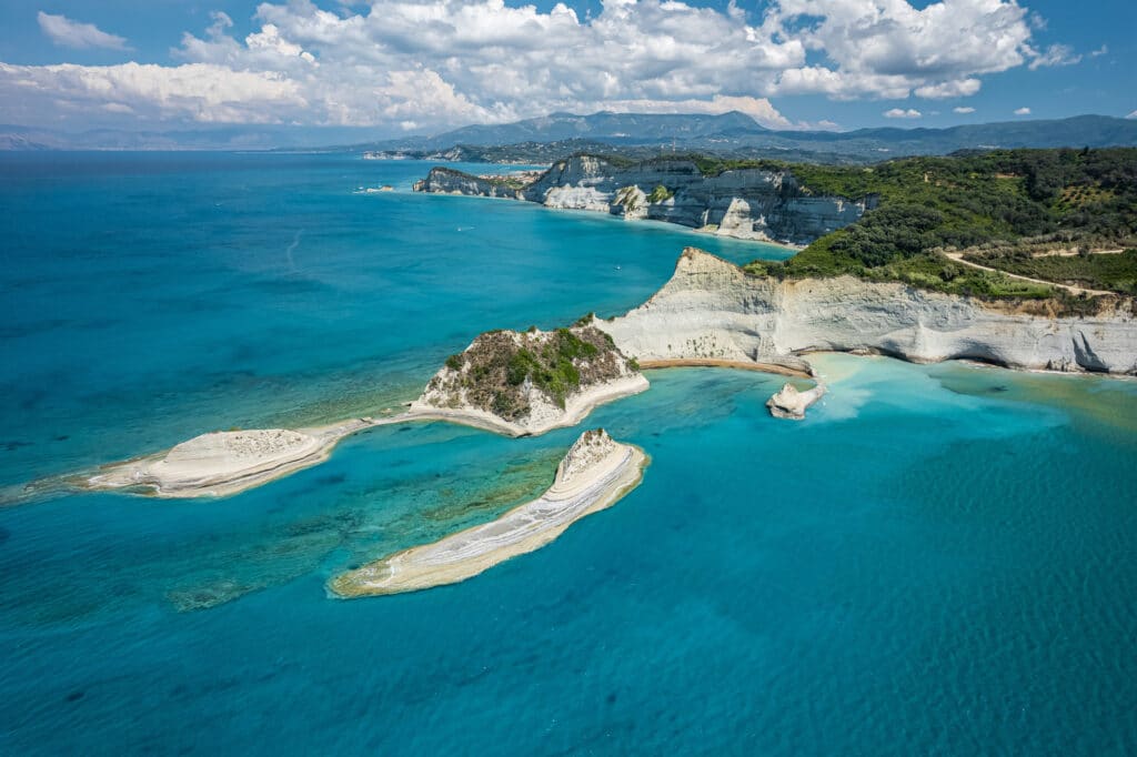 Le cap Drastis vu du ciel