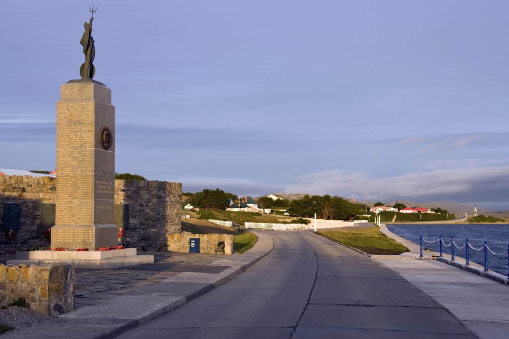 Liberation Memorial à Port Stanley