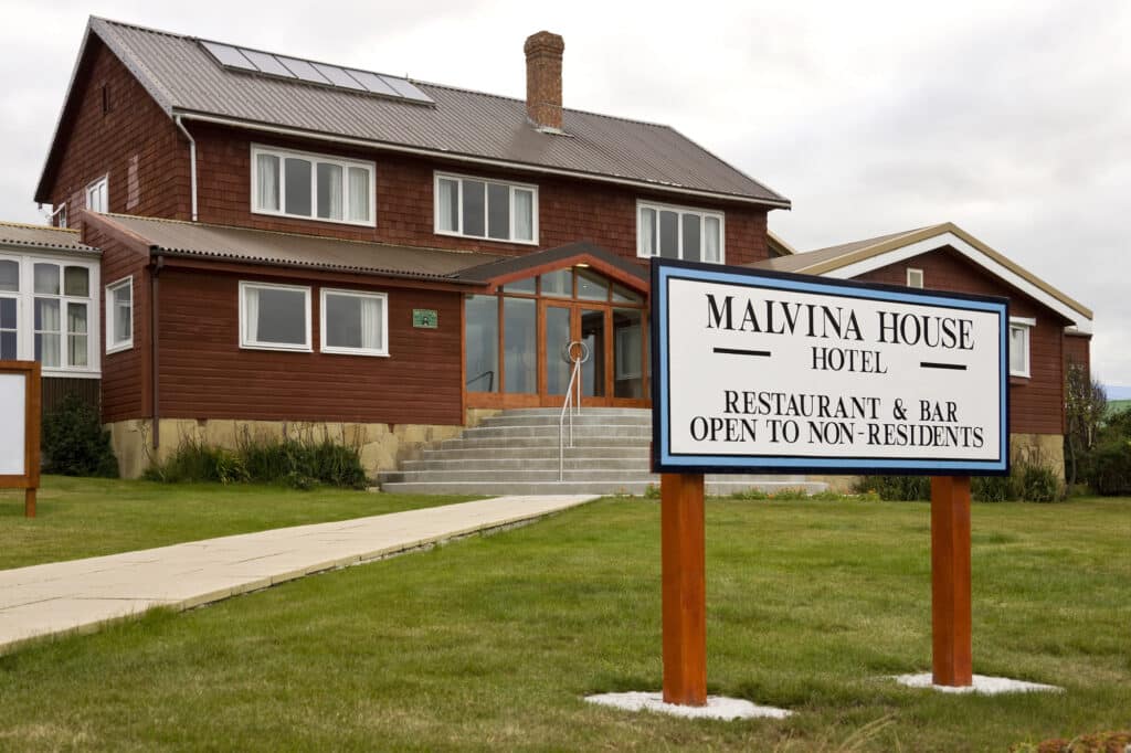 Un restaurant de Port Stanley