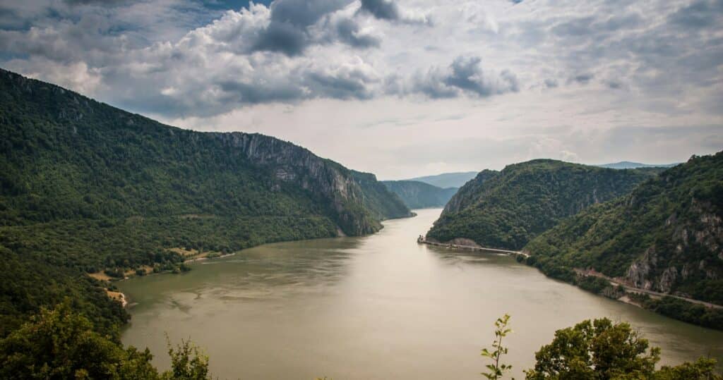 Le Danube en Roumaine à proximité de son delta.