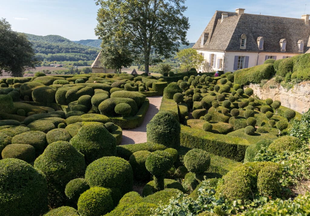 Topiaire dans les jardins de Marqueyssac à Vézac (24220)