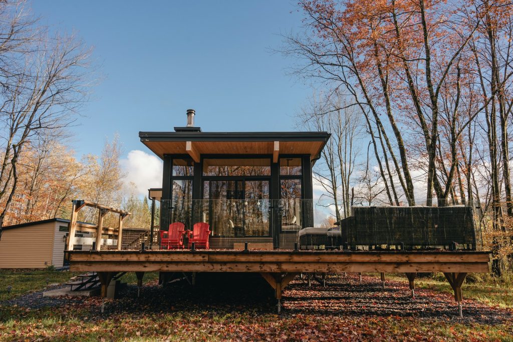 Tiny House avec terrasse en bois