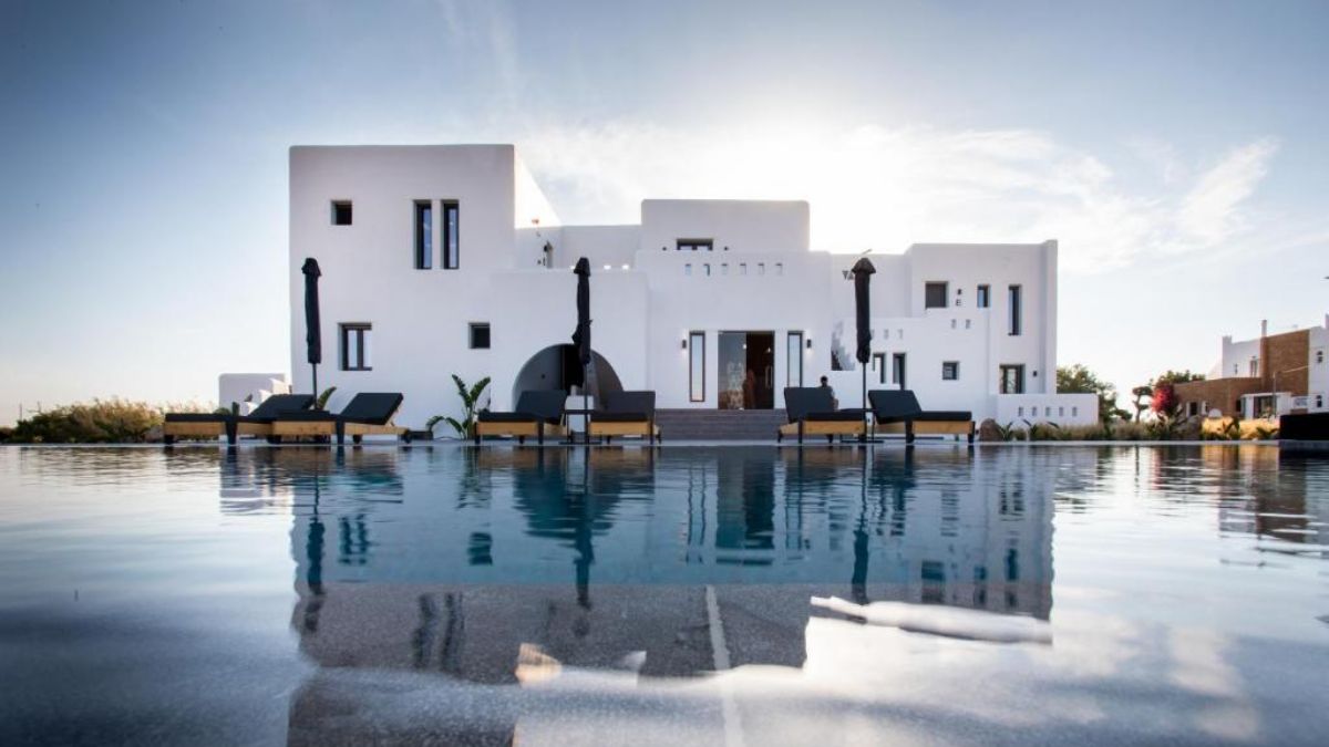 Piscine et jardins Naxian Secret à Naxos