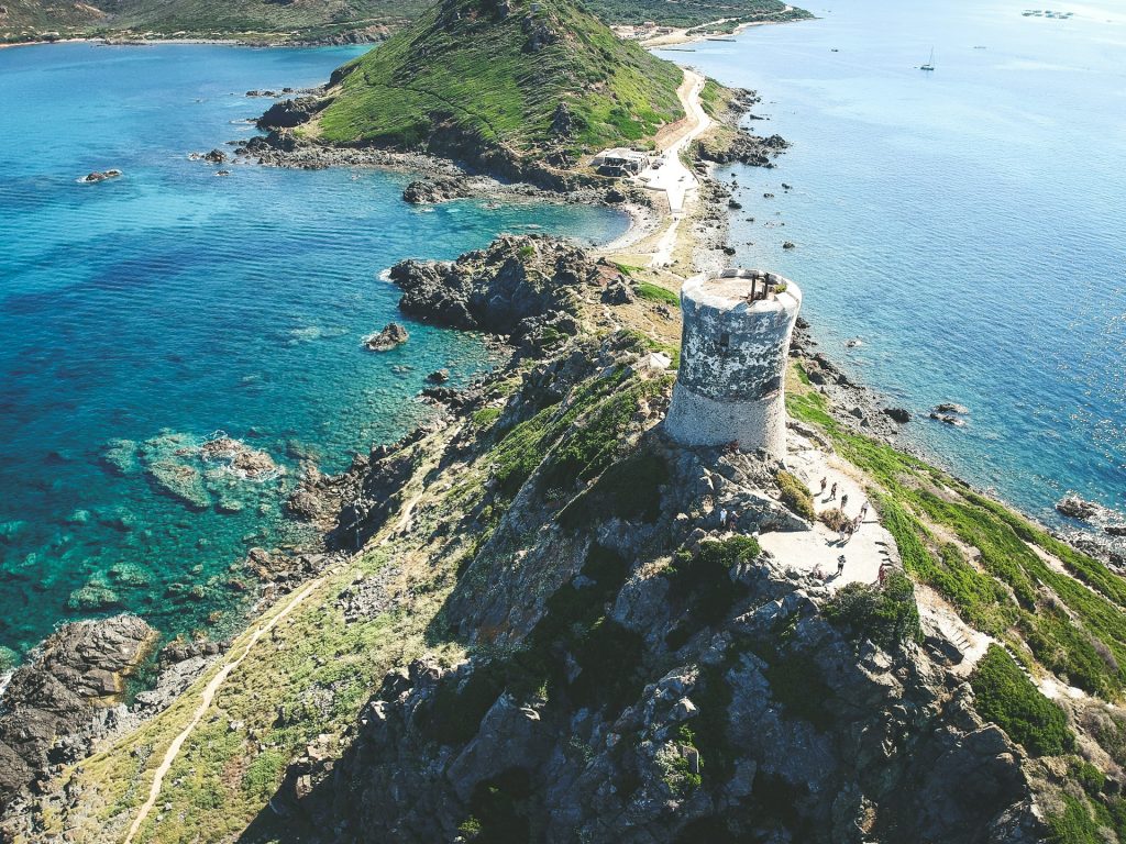 La pointe de Parata dans les alentours d'Ajaccio