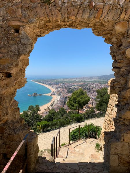 Vue sur Blanes prise du Castel Sant Joan