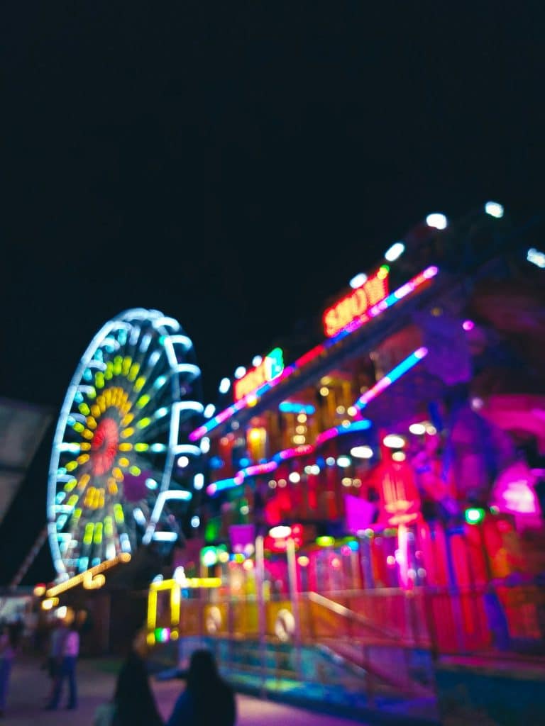 La grande roue lors du marché de noël de Strasbourg
