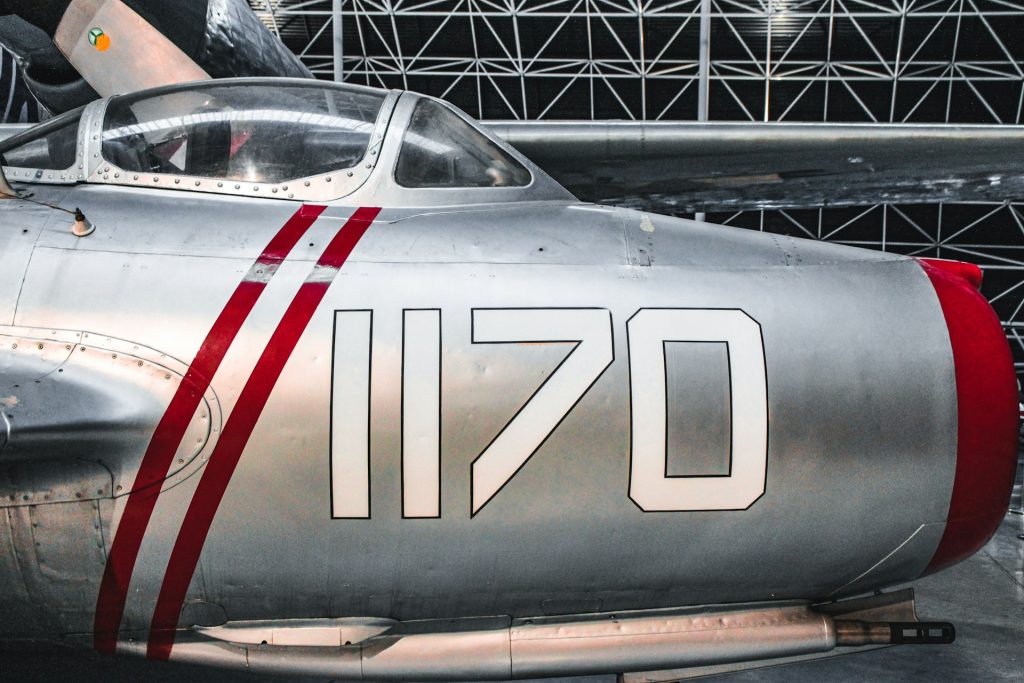 Un MIG 15 exposé à Aeroscopia