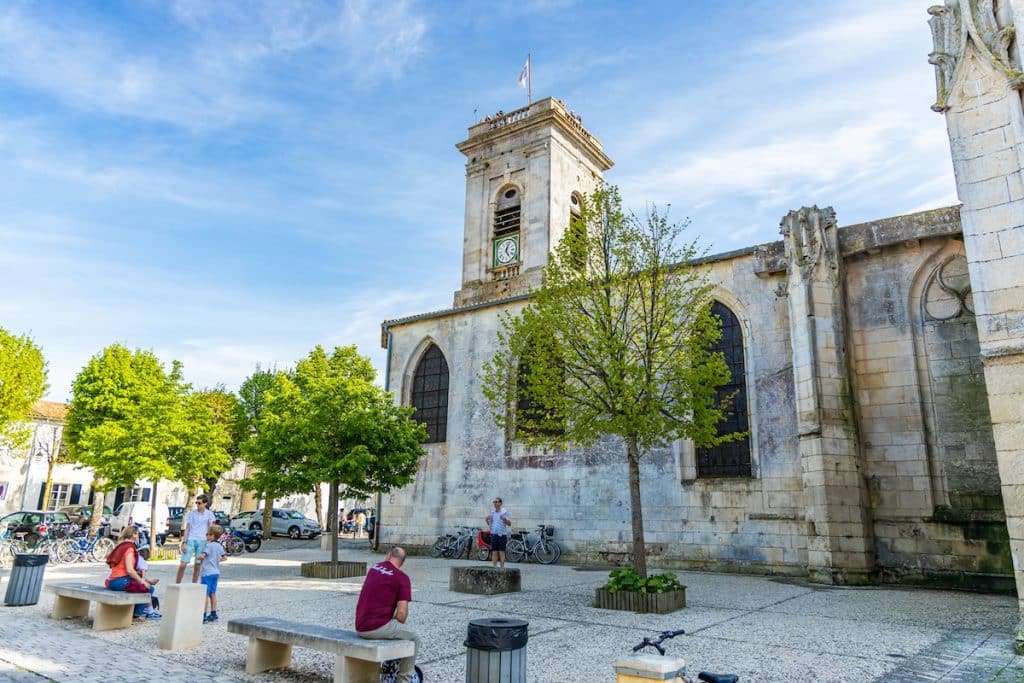 Clocher observatoire de l'église de Saint-Martin-de-Ré.