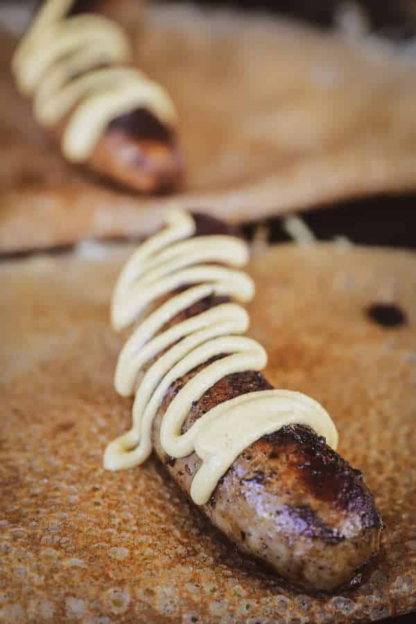 Galette saucisse au marché des Lices